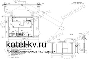 Блочная котельная БМК 600 кВт с ГВС с резервом